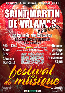 Festival de musique Saint Martin de Valamas 2013